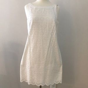 Vineyard Vines cotton eyelet dress, lined